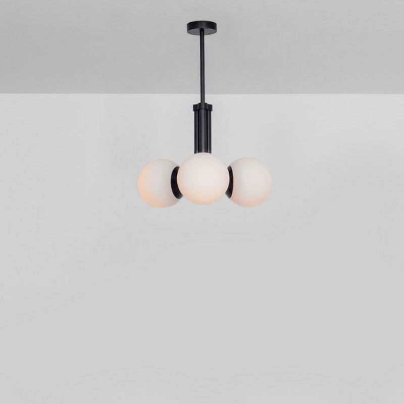 Schwung Tubular 500 Black Gunmetal Chandelier